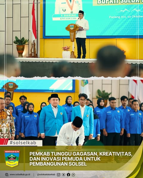 Pemkab Tunggu Gagasan, Kreativitas, dan Inovasi Pemuda Untuk Pembangunan Solsel